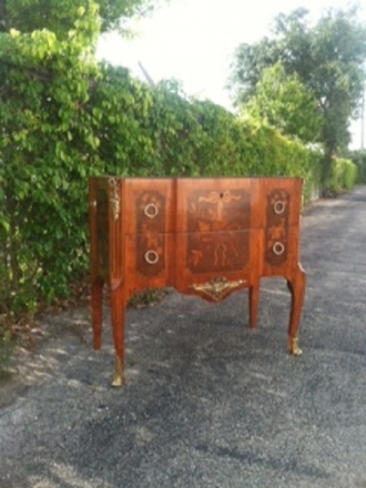 Commode by Paul Sarmoni repaired and restored as original as possible
